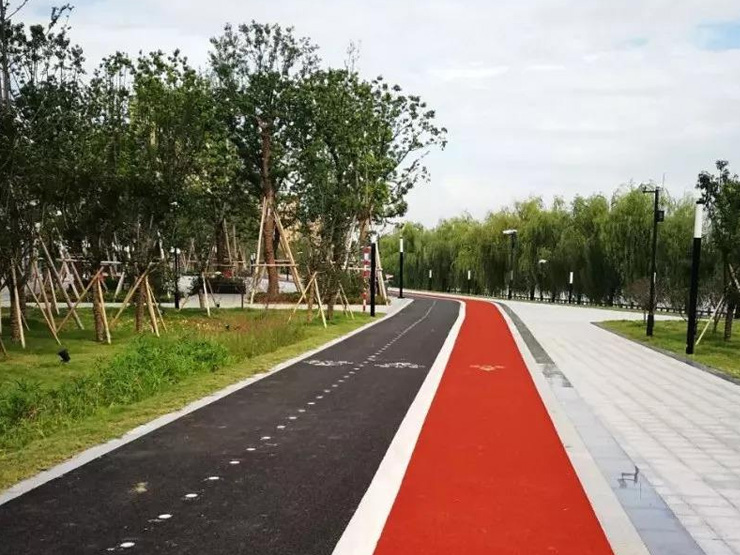 公园塑胶跑道案例