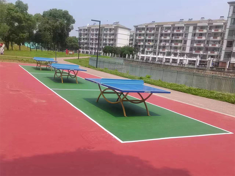 小区塑胶地面案例
